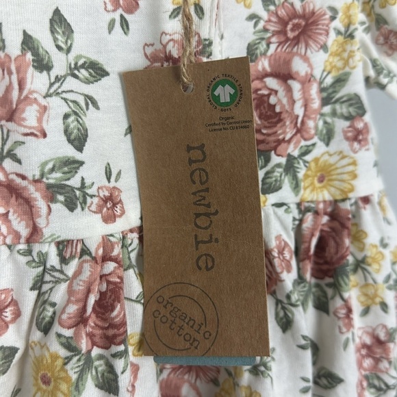NWT Newbie Scandinavian Brand Dress Sz 4-6 Months - Picture 3 of 7